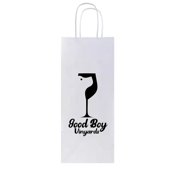 White Kraft Shopping Bag - White Kraft Shopping Bag - Image 0 of 1