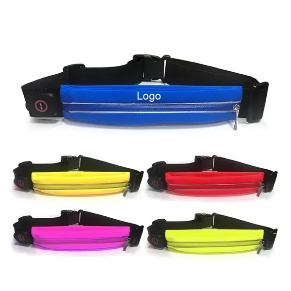 LED Reflective Running Belt Pouch - LED Reflective Running Belt Pouch - Image 2 of 9