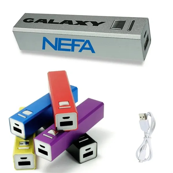 Aluminium Portable Power Banks 2600mAh - Aluminium Portable Power Banks 2600mAh - Image 0 of 9