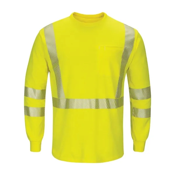 Bulwark Men's Tall Hi-Visibility Lightweight Long Sleeve ... - Bulwark Men's Tall Hi-Visibility Lightweight Long Sleeve ... - Image 1 of 2