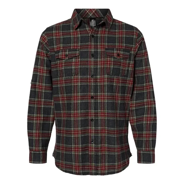 Burnside Men's Yarn-Dyed Flannel Shirt - Burnside Men's Yarn-Dyed Flannel Shirt - Image 34 of 58