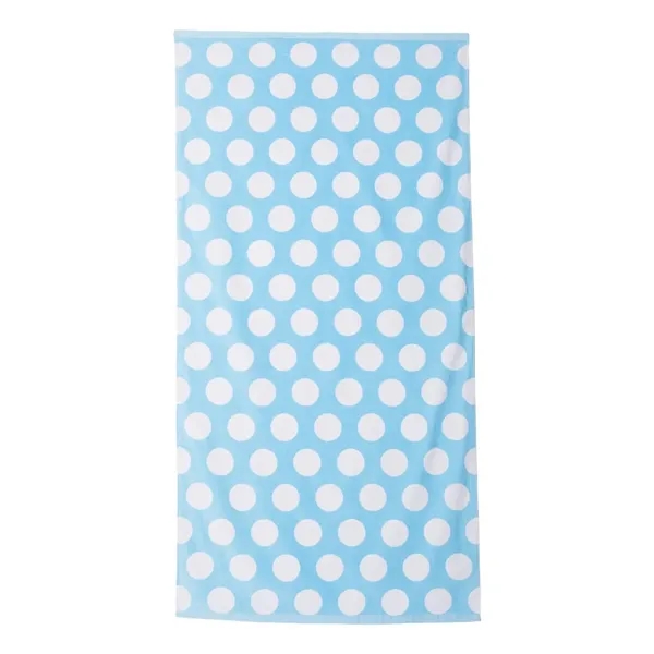 Carmel Towel Company Polka Dot Velour Beach Towel - Carmel Towel Company Polka Dot Velour Beach Towel - Image 7 of 14