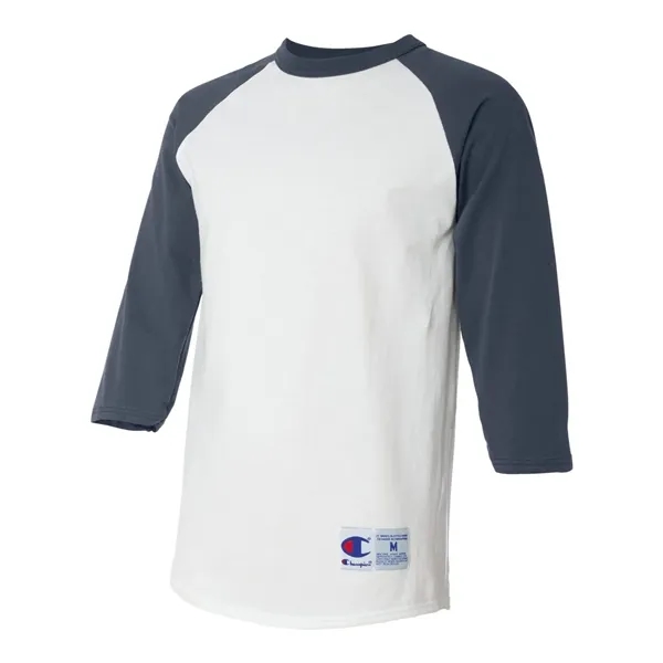 Champion Unisex Raglan Sleeve Baseball T-Shirt - Champion Unisex Raglan Sleeve Baseball T-Shirt - Image 14 of 18