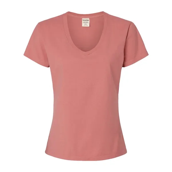 ComfortWash by Hanes Women's Garment-Dyed V-Neck T-Shirt - ComfortWash by Hanes Women's Garment-Dyed V-Neck T-Shirt - Image 5 of 8