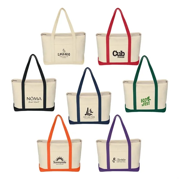 Large 24 oz Starboard Recycled Cotton Canvas Tote Bag