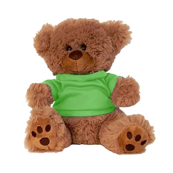 Plush Bear w/ Embroidered Paws and T-Shirt - Plush Bear w/ Embroidered Paws and T-Shirt - Image 4 of 15