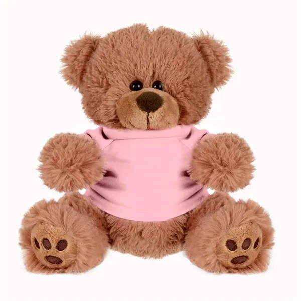 Plush Bear w/ Embroidered Paws and T-Shirt - Plush Bear w/ Embroidered Paws and T-Shirt - Image 7 of 15