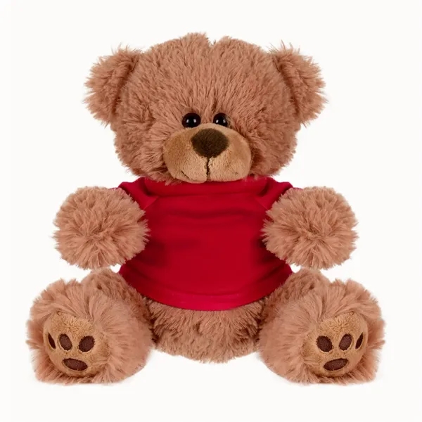 Plush Bear w/ Embroidered Paws and T-Shirt - Plush Bear w/ Embroidered Paws and T-Shirt - Image 8 of 15