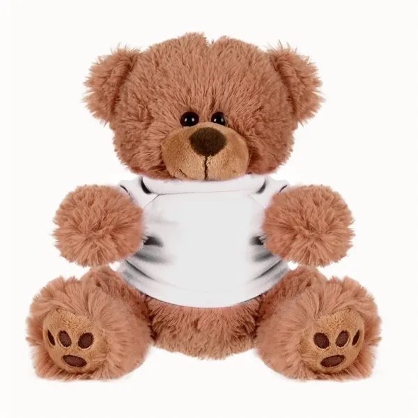 Plush Bear w/ Embroidered Paws and T-Shirt - Plush Bear w/ Embroidered Paws and T-Shirt - Image 9 of 15