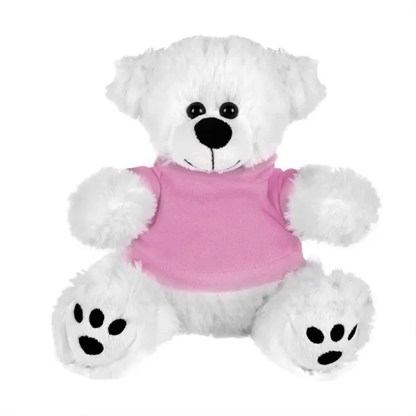 Plush Bear w/ Embroidered Paws and T-Shirt - Plush Bear w/ Embroidered Paws and T-Shirt - Image 11 of 15