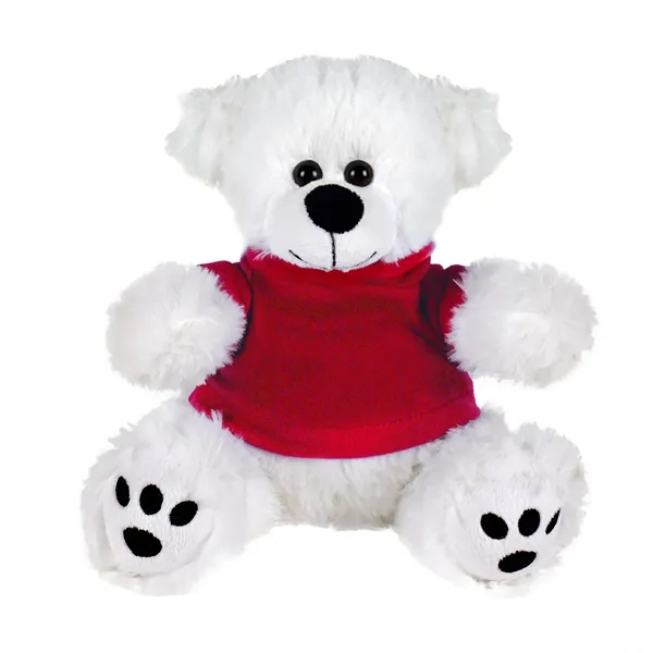 Plush Bear w/ Embroidered Paws and T-Shirt - Plush Bear w/ Embroidered Paws and T-Shirt - Image 12 of 15