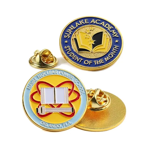 Custom Logo Business Gift  Lapel Pins - Custom Logo Business Gift  Lapel Pins - Image 1 of 3