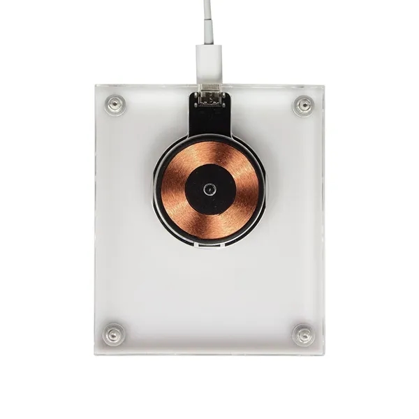 Clear Acrylic 15 Watt Wireless Charger - Clear Acrylic 15 Watt Wireless Charger - Image 3 of 3