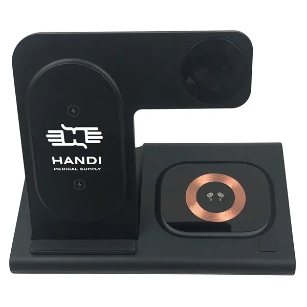 4 in 1 Foldable Wireless Charging Station - 4 in 1 Foldable Wireless Charging Station - Image 1 of 3