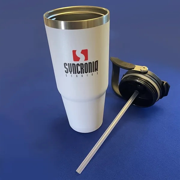 The Thirty - Flip Handle Vacuum Tumbler - The Thirty - Flip Handle Vacuum Tumbler - Image 1 of 10