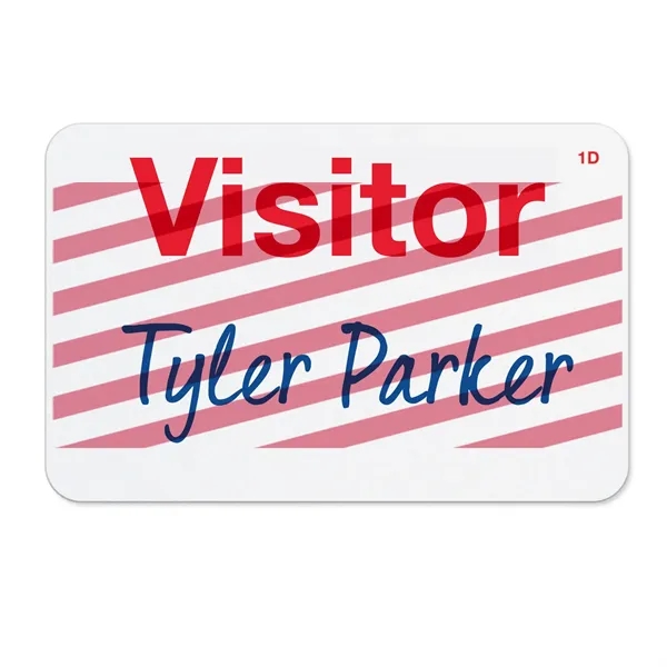 Adhesive Expiring Visitor Badges, Hand-Writable, with Title - Adhesive Expiring Visitor Badges, Hand-Writable, with Title - Image 5 of 6