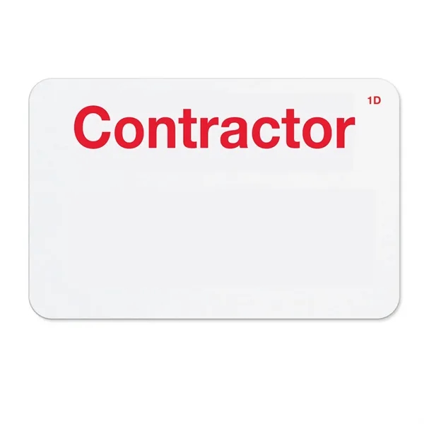 Adhesive Expiring Visitor Badges, Hand-Writable, with Title - Adhesive Expiring Visitor Badges, Hand-Writable, with Title - Image 4 of 6