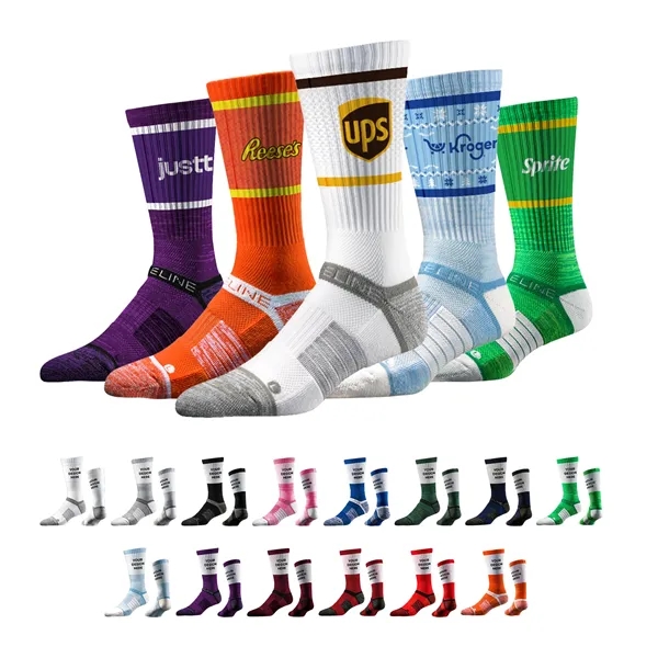 Premium Athletic Crew Sock - Premium Athletic Crew Sock - Image 1 of 33