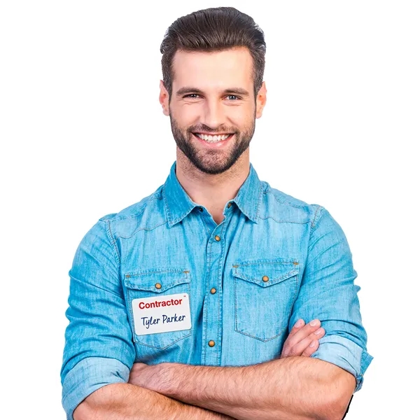 Adhesive Expiring Visitor Badges, Hand-Writable, with Title - Adhesive Expiring Visitor Badges, Hand-Writable, with Title - Image 6 of 6