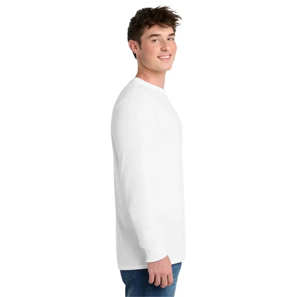 Port & Co Tall Long Sleeve Core Blend Tee. - Port & Co Tall Long Sleeve Core Blend Tee. - Image 2 of 57