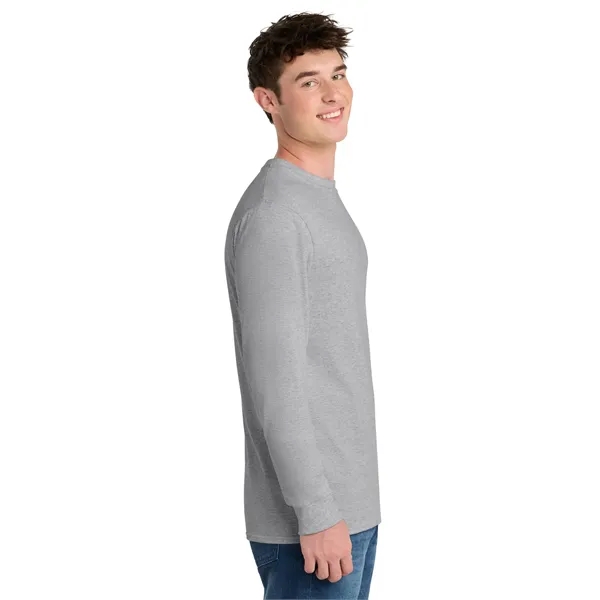 Port & Co Tall Long Sleeve Core Blend Tee. - Port & Co Tall Long Sleeve Core Blend Tee. - Image 7 of 57