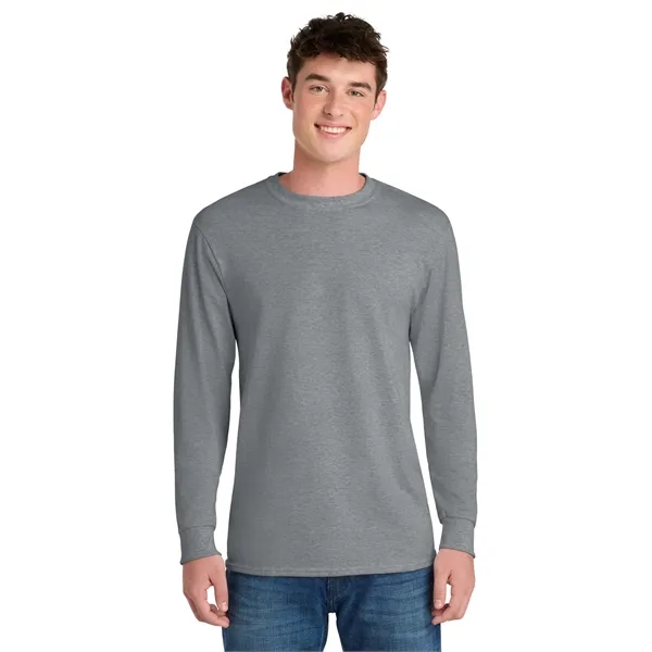 Port & Co Tall Long Sleeve Core Blend Tee. - Port & Co Tall Long Sleeve Core Blend Tee. - Image 9 of 57