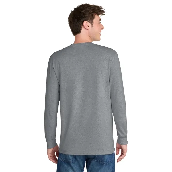 Port & Co Tall Long Sleeve Core Blend Tee. - Port & Co Tall Long Sleeve Core Blend Tee. - Image 10 of 57