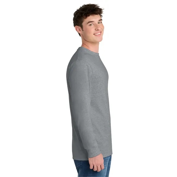 Port & Co Tall Long Sleeve Core Blend Tee. - Port & Co Tall Long Sleeve Core Blend Tee. - Image 11 of 57