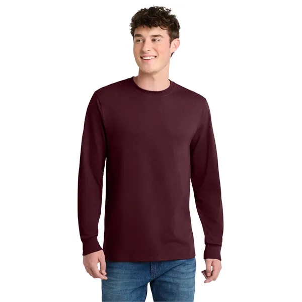 Port & Co Tall Long Sleeve Core Blend Tee. - Port & Co Tall Long Sleeve Core Blend Tee. - Image 13 of 57