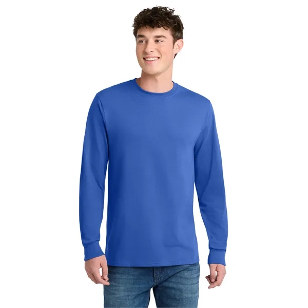 Port & Co Tall Long Sleeve Core Blend Tee. - Port & Co Tall Long Sleeve Core Blend Tee. - Image 43 of 57