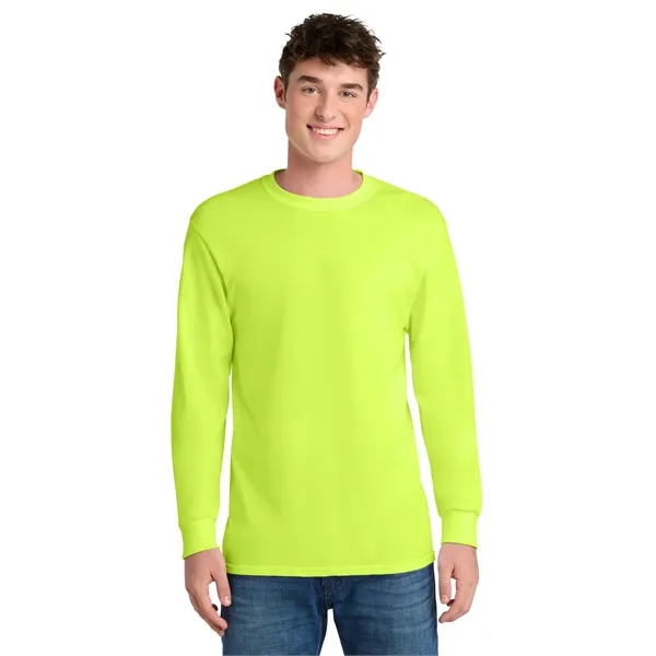 Port & Co Tall Long Sleeve Core Blend Tee. - Port & Co Tall Long Sleeve Core Blend Tee. - Image 48 of 57