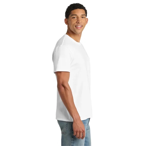 Port & Co Beach Wash Garment-Dyed Pocket Tee. - Port & Co Beach Wash Garment-Dyed Pocket Tee. - Image 22 of 24