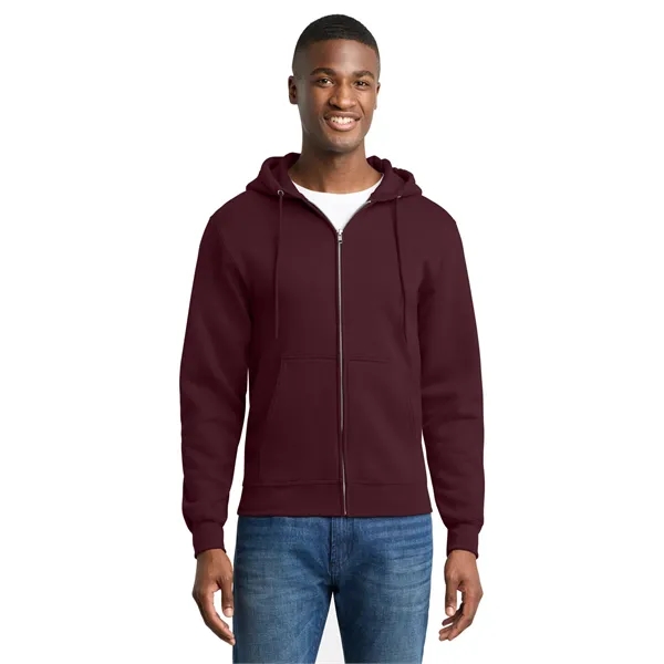 Port & Co Core Fleece Full-Zip Hooded Sweatshirt. - Port & Co Core Fleece Full-Zip Hooded Sweatshirt. - Image 11 of 159