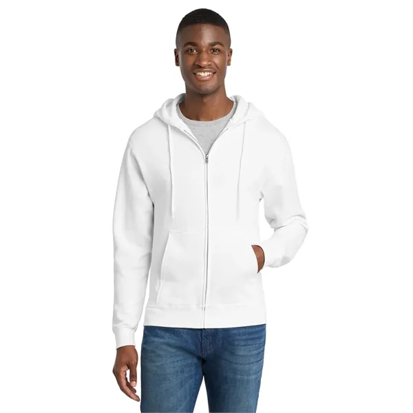 Port & Co Core Fleece Full-Zip Hooded Sweatshirt. - Port & Co Core Fleece Full-Zip Hooded Sweatshirt. - Image 33 of 159
