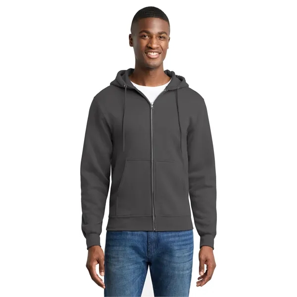 Port & Co Core Fleece Full-Zip Hooded Sweatshirt. - Port & Co Core Fleece Full-Zip Hooded Sweatshirt. - Image 48 of 159