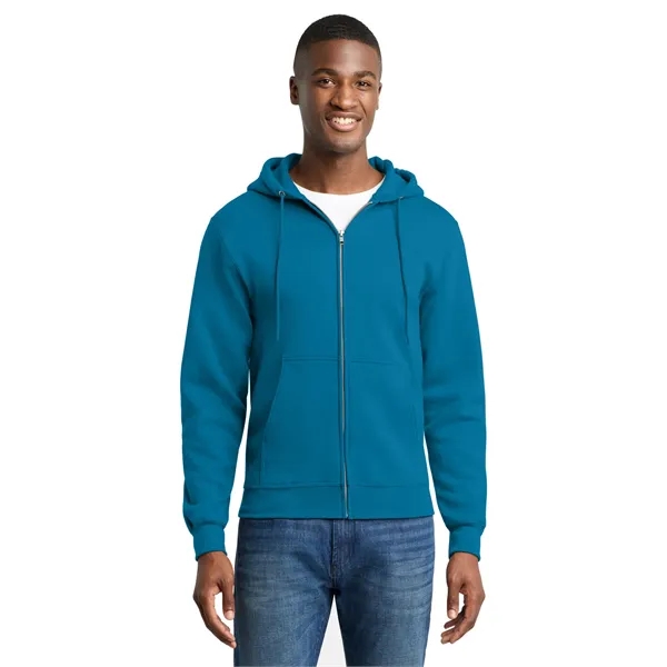 Port & Co Core Fleece Full-Zip Hooded Sweatshirt. - Port & Co Core Fleece Full-Zip Hooded Sweatshirt. - Image 79 of 159