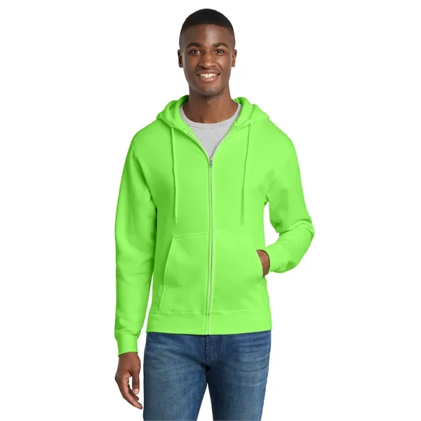 Port & Co Core Fleece Full-Zip Hooded Sweatshirt. - Port & Co Core Fleece Full-Zip Hooded Sweatshirt. - Image 84 of 159