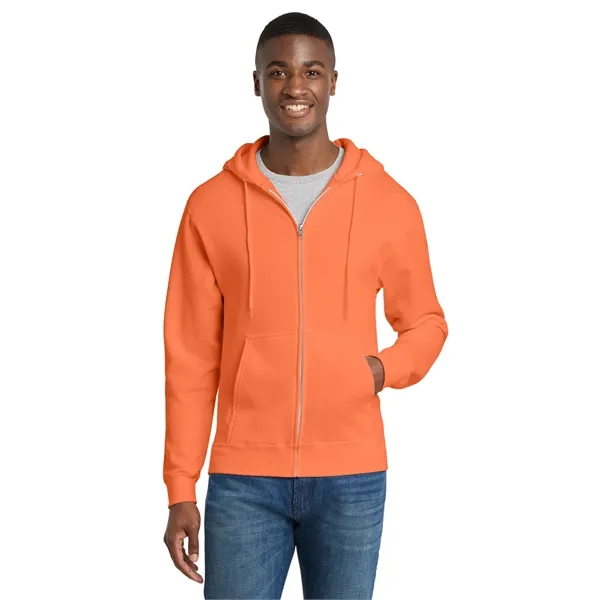 Port & Co Core Fleece Full-Zip Hooded Sweatshirt. - Port & Co Core Fleece Full-Zip Hooded Sweatshirt. - Image 89 of 159