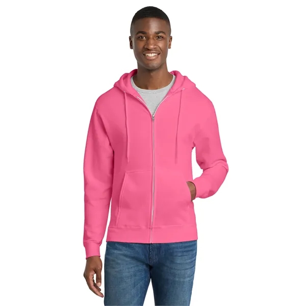 Port & Co Core Fleece Full-Zip Hooded Sweatshirt. - Port & Co Core Fleece Full-Zip Hooded Sweatshirt. - Image 94 of 159