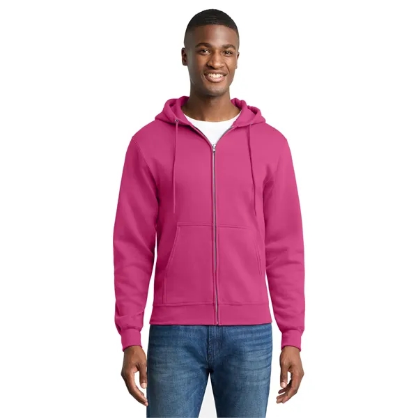 Port & Co Core Fleece Full-Zip Hooded Sweatshirt. - Port & Co Core Fleece Full-Zip Hooded Sweatshirt. - Image 109 of 159
