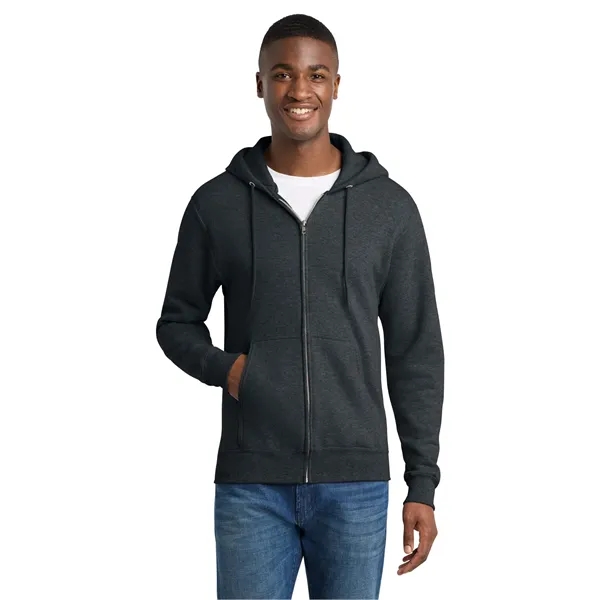 Port & Co Core Fleece Full-Zip Hooded Sweatshirt. - Port & Co Core Fleece Full-Zip Hooded Sweatshirt. - Image 114 of 159