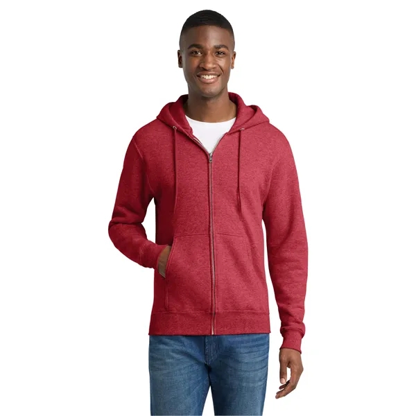 Port & Co Core Fleece Full-Zip Hooded Sweatshirt. - Port & Co Core Fleece Full-Zip Hooded Sweatshirt. - Image 124 of 159