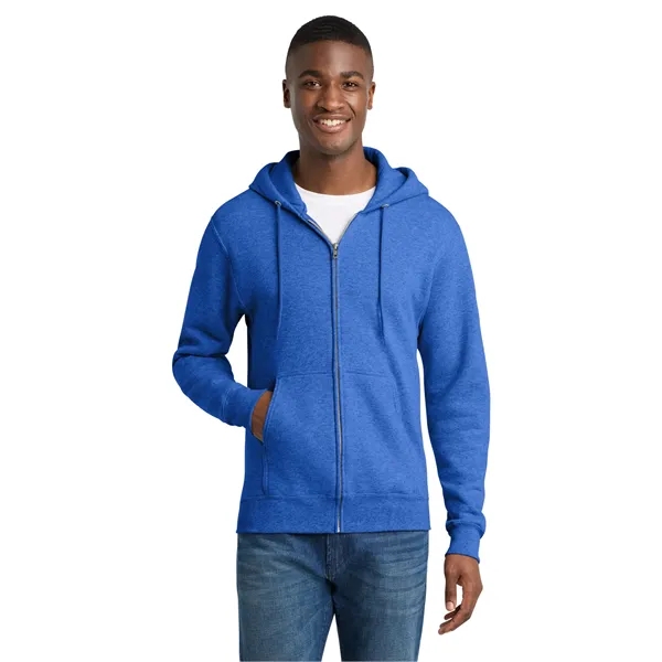 Port & Co Core Fleece Full-Zip Hooded Sweatshirt. - Port & Co Core Fleece Full-Zip Hooded Sweatshirt. - Image 130 of 159