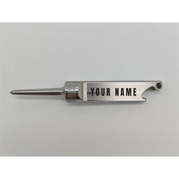 Single Prong Divot Tool / Bottle Opener - MADE IN USA - Single Prong Divot Tool / Bottle Opener - MADE IN USA - Image 2 of 6