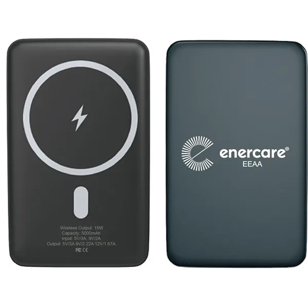 PD Slim Aluminum Magnetic Power Bank 5,000mAh - PD Slim Aluminum Magnetic Power Bank 5,000mAh - Image 7 of 7