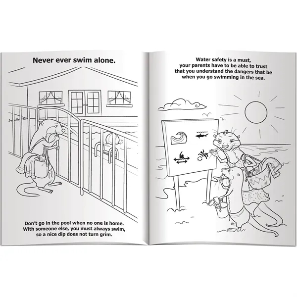Coloring Book - Swimming & Water Safety - Coloring Book - Swimming & Water Safety - Image 3 of 3