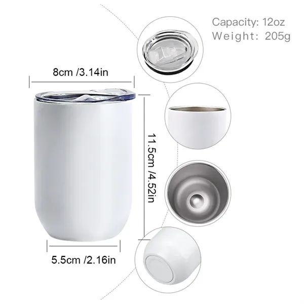 12oz Branded Wine Tumbler - 12oz Branded Wine Tumbler - Image 2 of 2