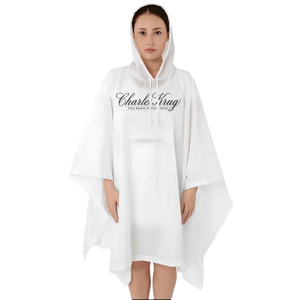 Hooded Nylon Rain Poncho - Hooded Nylon Rain Poncho - Image 0 of 1