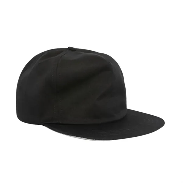 Poly Cotton Twill 5-Panel Hat - Poly Cotton Twill 5-Panel Hat - Image 3 of 15
