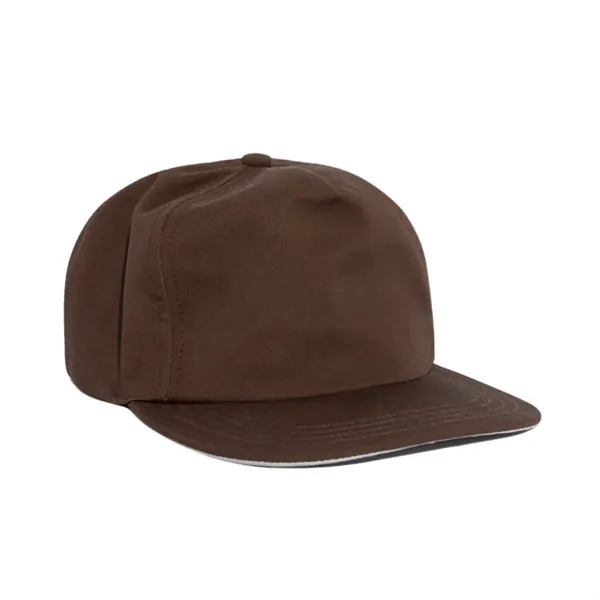 Poly Cotton Twill 5-Panel Hat - Poly Cotton Twill 5-Panel Hat - Image 4 of 15